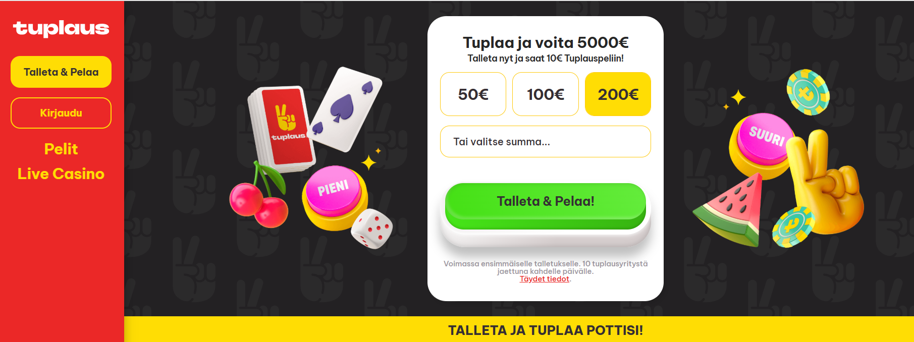 Tuplaus Etusivu